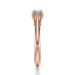 Pierścionek z różowego złota z diamentami AJPZ_151